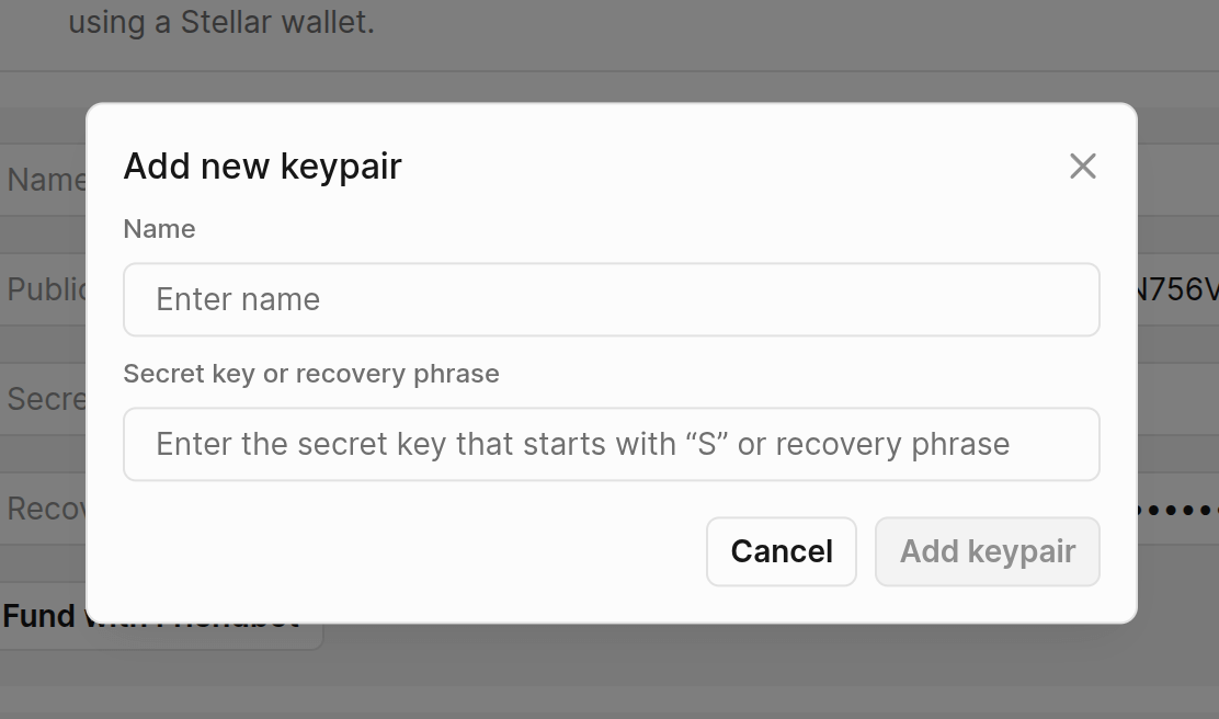 Lab Add Keypair Manually