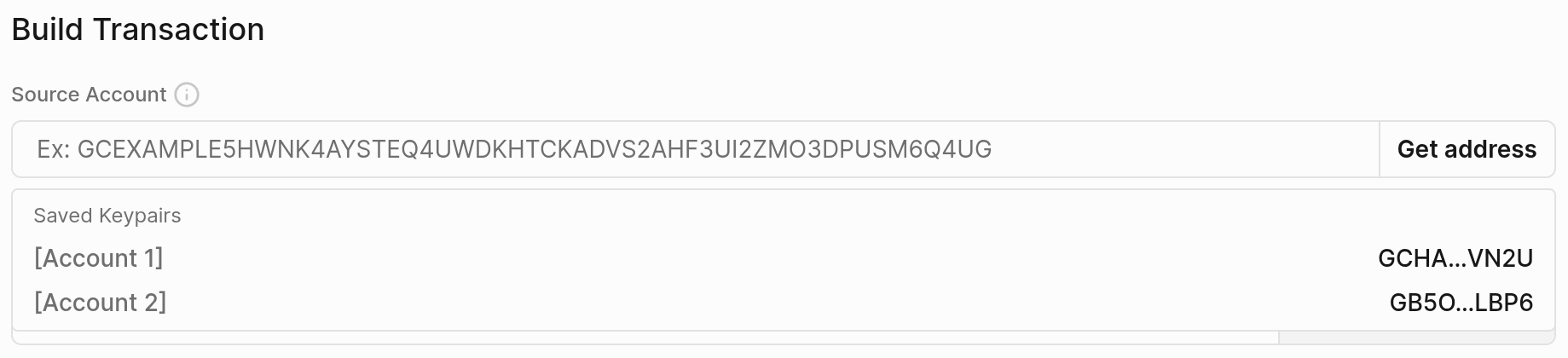 Lab Use Saved Public Key