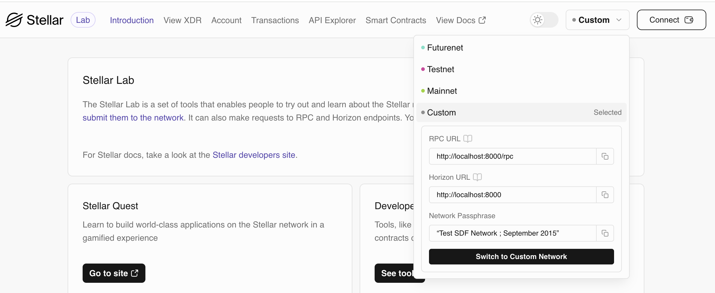 Stellar Lab Screenshot