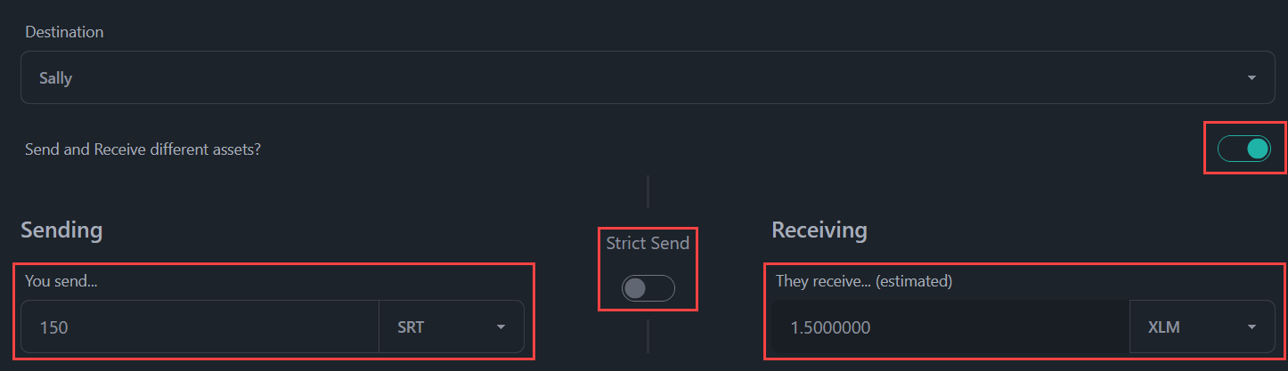 Path Payment Tutorial Screenshot