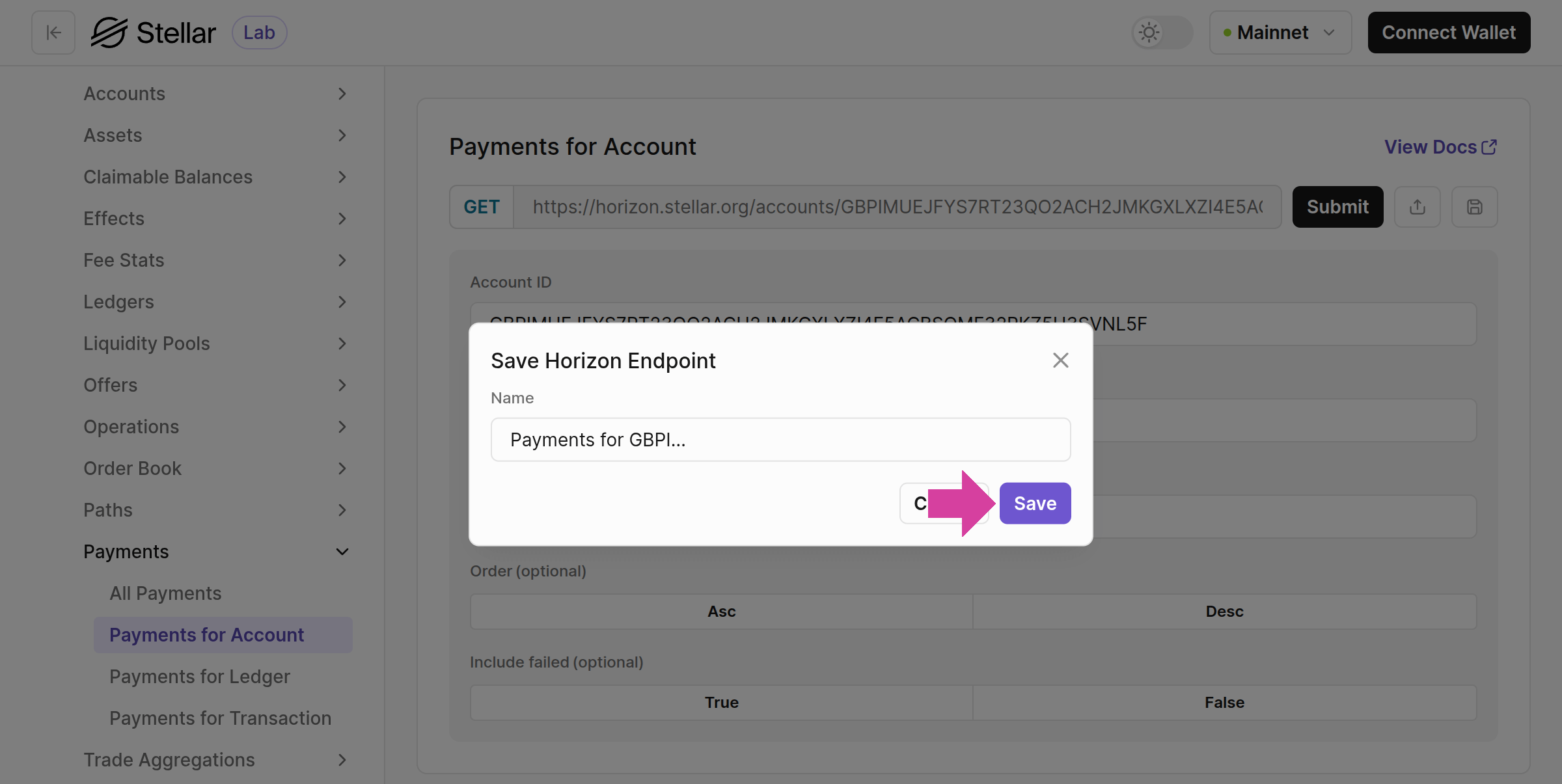 Lab Horizon Modal