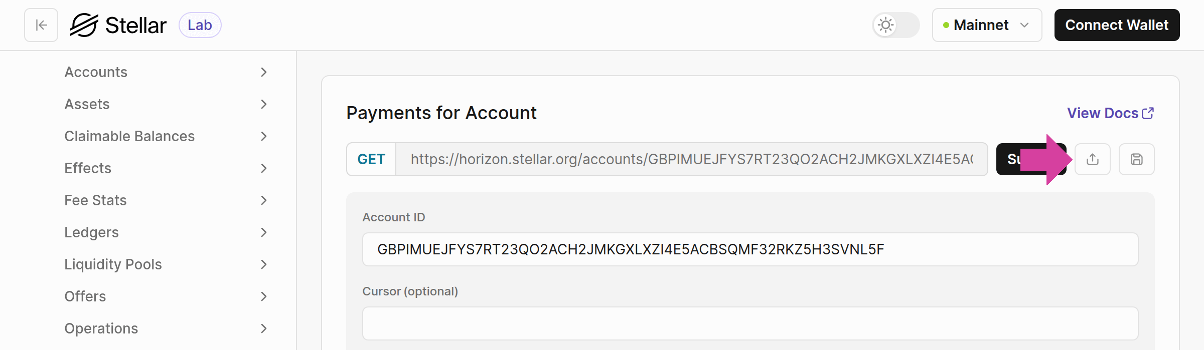 Lab Horizon Share Feature