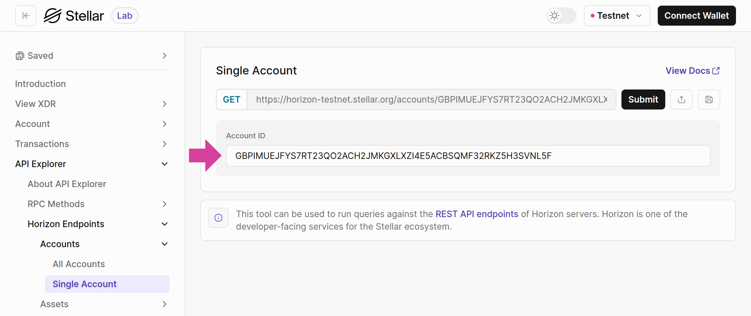 Lab Horizon Single Account